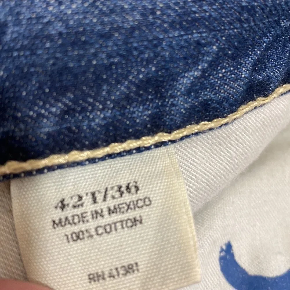 Polo Ralph Lauren Mens 42T X30 Classic Fit Denim Pants